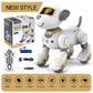 Programmable Voice Command RC Robot Dog - Interactive Stunt Toy for Kids, Musical Companion