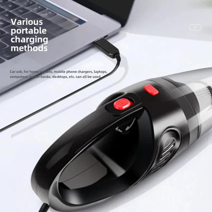 Aspirapolvere Portatile Wired ad Alta Potenza - Ricarica USB, Uso Doppio Secco/Bagnato