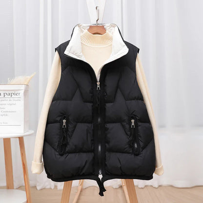 Lightweight Women’s Puffer Vest - Short Relaxed, Duck Down