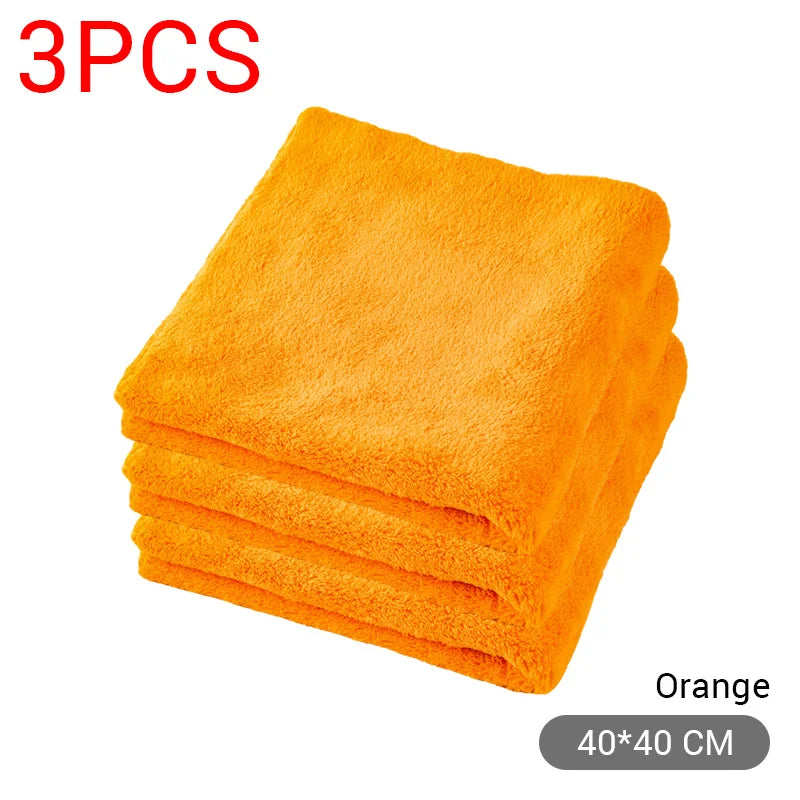 Microfiber Towels For Car Detailing, Thick 600GSM Drying Cloths, Ultra Absorbent Auto Care Essential, Fall 2025 Trend