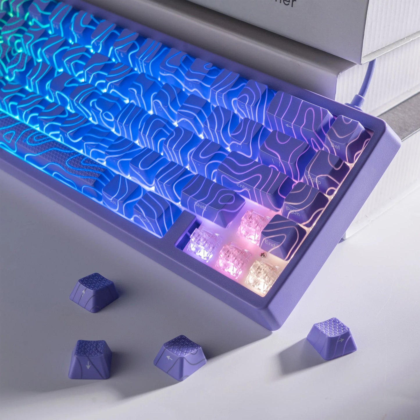 Mechanisch Toetsenbord M67 67 Toetsen Pakking Hot Swappable RGB