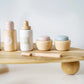 Wooden Makeup Role Play Set for Kids - Eco-Friendly Facial Mask Toy for Creative Learning