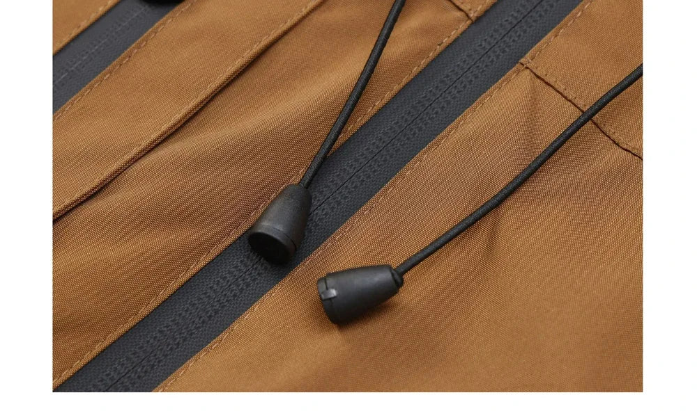 Chaqueta impermeable para hombre para senderismo - Poliéster con capucha extragrande