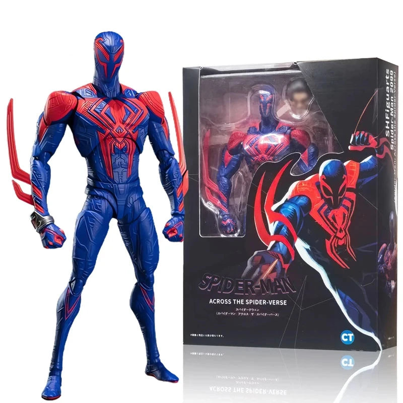 Spider-Man 2099 PVC Action Figur - Collectible Miles Morales dukke for fans, perfekt gave til barn og samlere