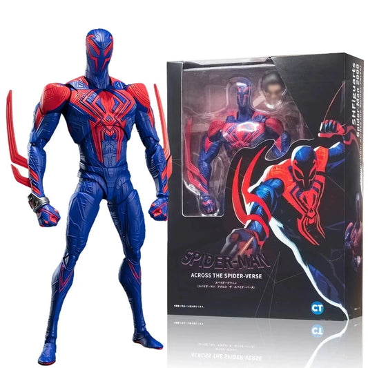 Spider-Man 2099 PVC Action Figure - Collectible Miles Morales Doll for Fans, Perfect Gift for Kids and Collectors