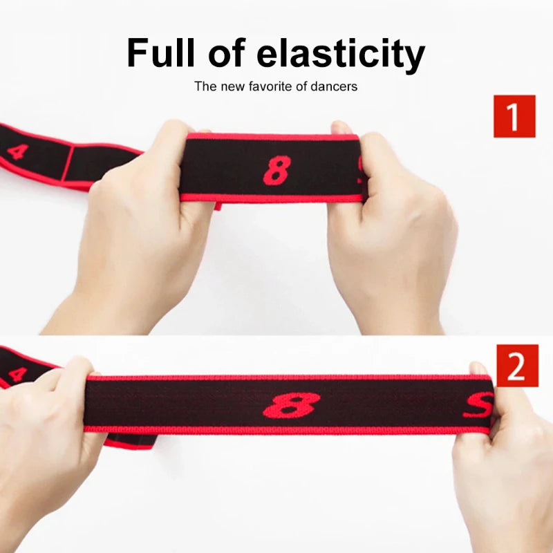 Elastic Resistance Band - Dance Yoga Stretching Belt for Pilates Fitness Equipment