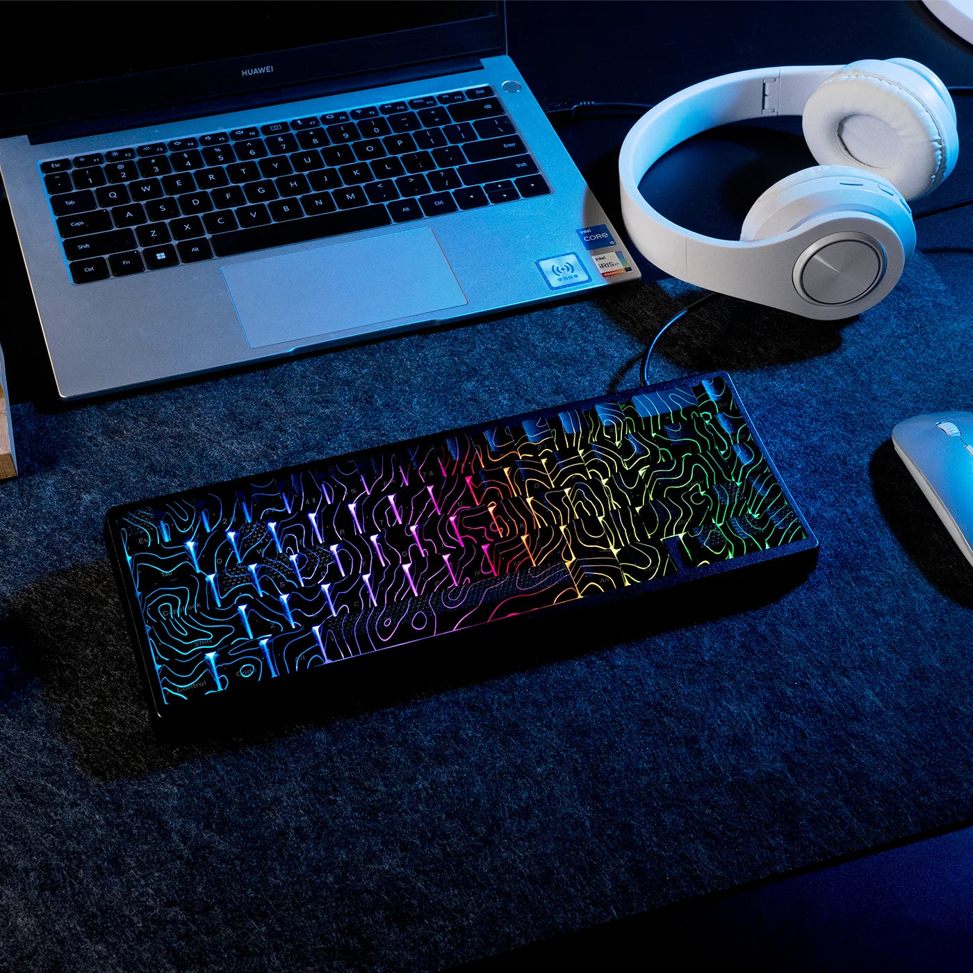 Mechanisch Toetsenbord M67 67 Toetsen Pakking Hot Swappable RGB