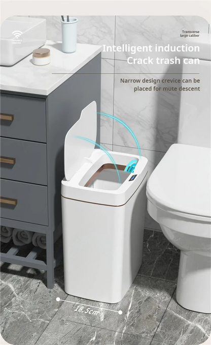 Touchless Smart Sensor Trash Can 15L Waterproof Automatic
