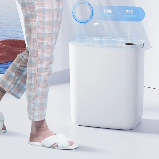 Smart Sensor Trash Can 18L With Display Type C Recharge