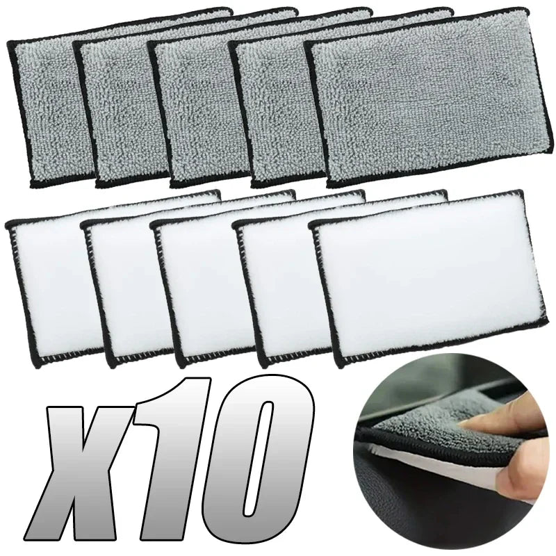 Microfiber Cleaning Sponge Set Double Sided Car Detailing Sponges And Towels Fall 2025 Gift Idea