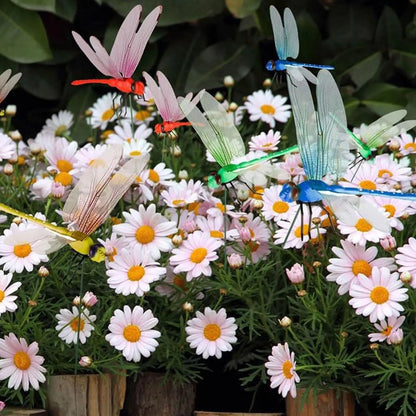Clip libellula confezione da 12 – clip per cappelli realistiche repellenti per insetti decorazione da giardino tendenza estate 2026