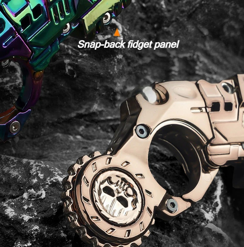 Fidget Toy Pistol Shell Ejecting Stress Relief, TikTok Viral Fall 2026 Desk Gadget Gift for Teens