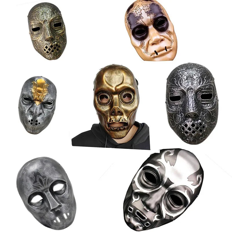 Harry Potter Dooddoenermasker van kunsthars voor cosplay, gemaskerd bal, Halloween en carnaval, Malfoy-rekwisiet 2026