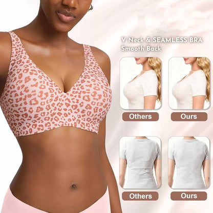 Breathable Women's Bra - Seamless, Full Cup, Wire-Free, Nylon-Elastane Blend, Daily Wear