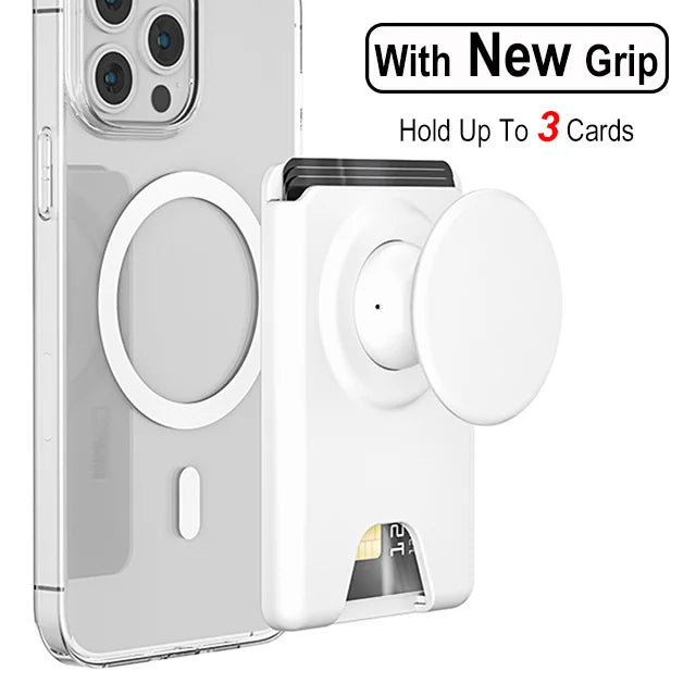 Magnetic Wallet With Expanding Grip For Phones Universal Card Holder Case Anti Scratch And Dustproof Back To School 2026
