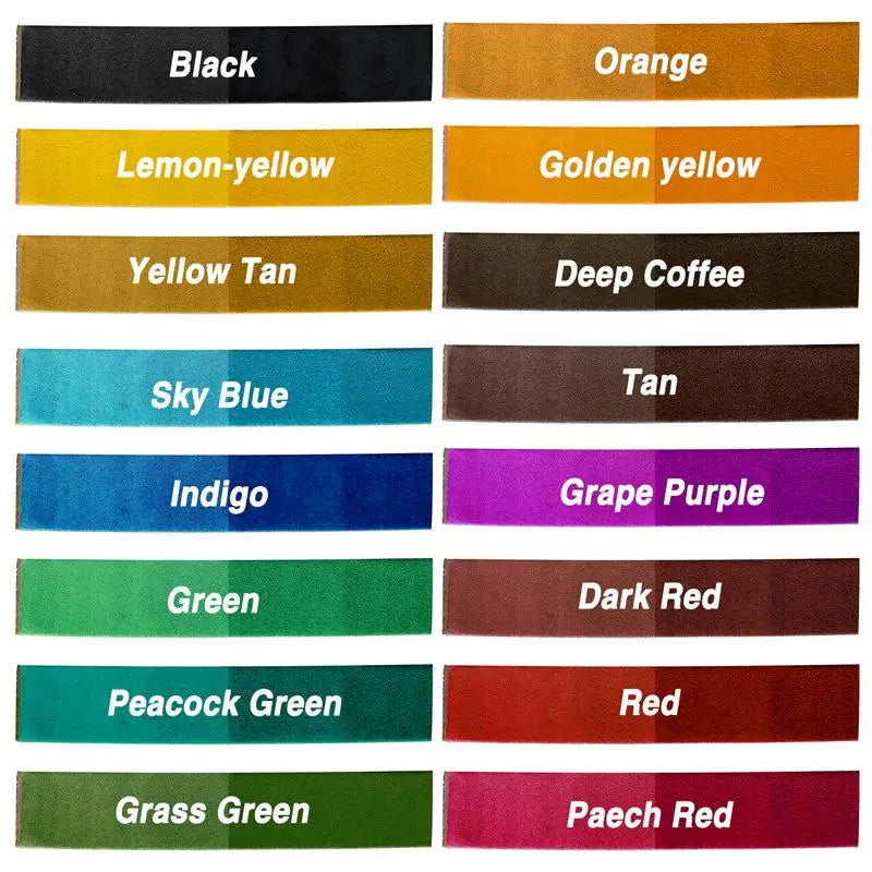Leather Dye Paint Set – 16 Color Multi Pack For Fabric And Leather DIY Crafts, TikTok Viral Fall 2026