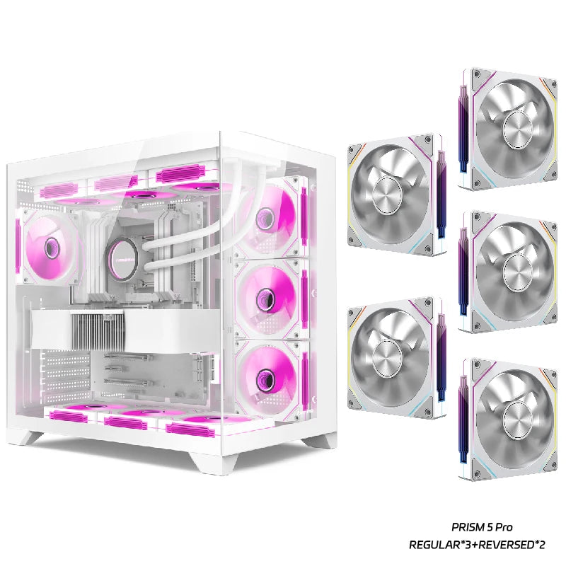 Boîtier PC Gaming Dreamland Pro ATX Double Verre Châssis 360mm