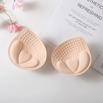 Breathable Women's Bra Pads - 3D Push-Up, Versatile Sponge Padding, For Swimsuits