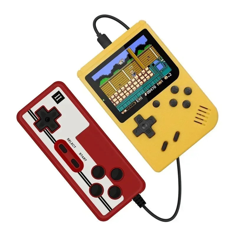 Mini Retro Handheld Video Game Console - 3.0-Inch LCD, 500 Built-In 8-Bit Games, Perfect Xmas Gift for Kids