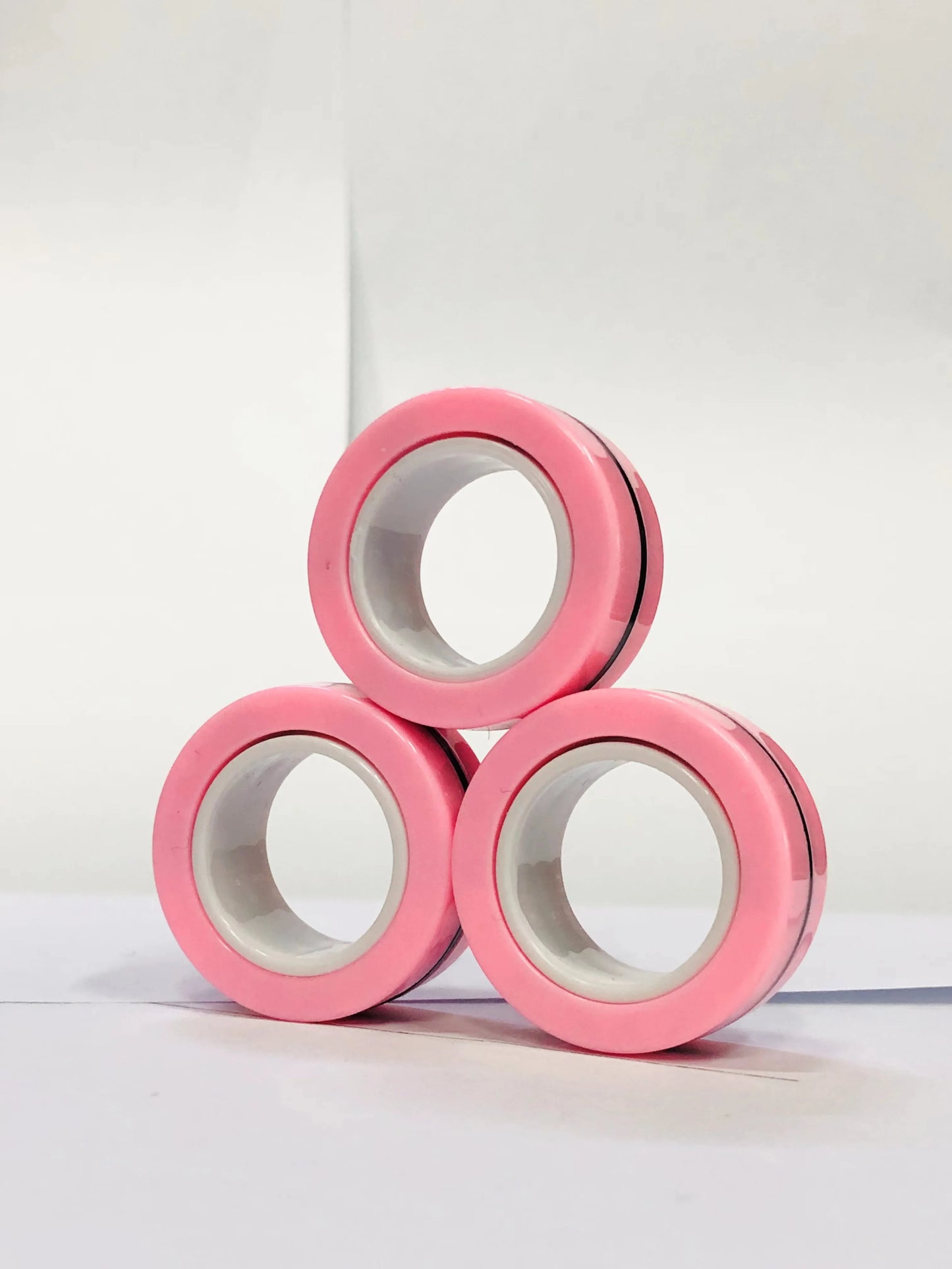 Magnetic Fidget Rings Set 3Pcs Stress Relief Spinner