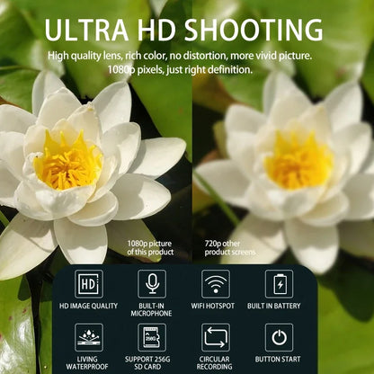 1080P Action Camera Wireless Mini DV With WiFi Hotspot Outdoor Sports Dash Cam Fall 2025 HD Quality