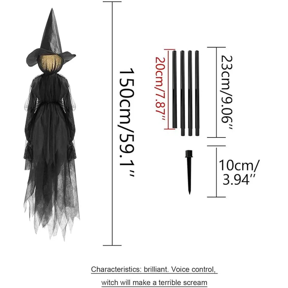 Halloween Witches Light Up Trio Decoration Fall 2025