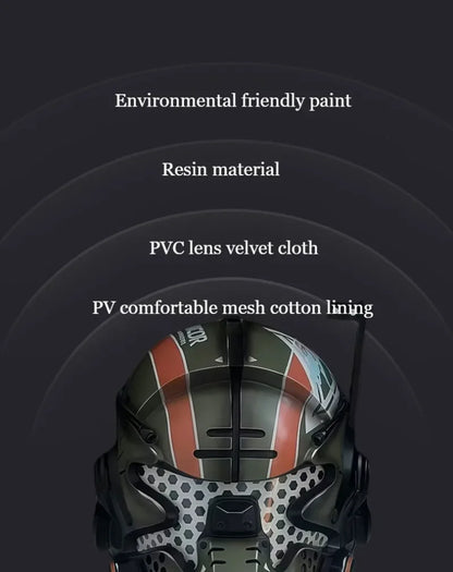 Titanfall Jack Cooper LED-verlichte cosplayhelm van hars, Halloweenkostuummasker voor volwassenen 2026
