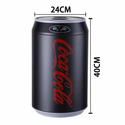 Automatic Induction Trash Can Round Kitchen Bin 24x40cm