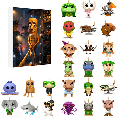 Calendario de Adviento 24 Días Recuerdo Navideño Italian Brainrot