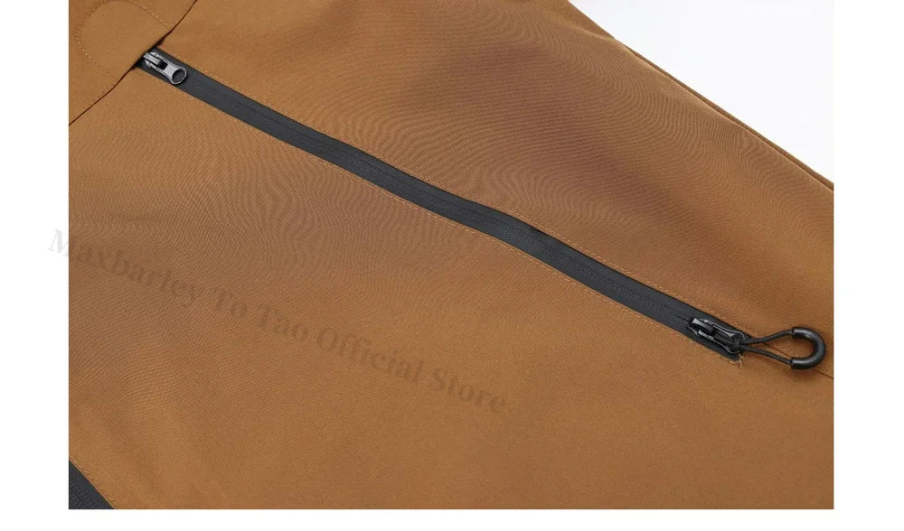 Chaqueta impermeable para hombre para senderismo - Poliéster con capucha extragrande