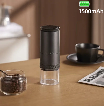 Electric Coffee Grinder 1500mAh Conical Burr Rechargeable Externally Adjustable Fall 2025 Uniform Grind Espresso And Drip