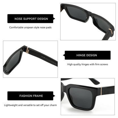 Polarized Sunglasses Square Style UV400 Protection Casual Summer 2026 Trend Gift