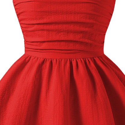 Soft Girls' Princess Dress - Tiered Sling Dress, Flattering, Polyester, For Birthday Party