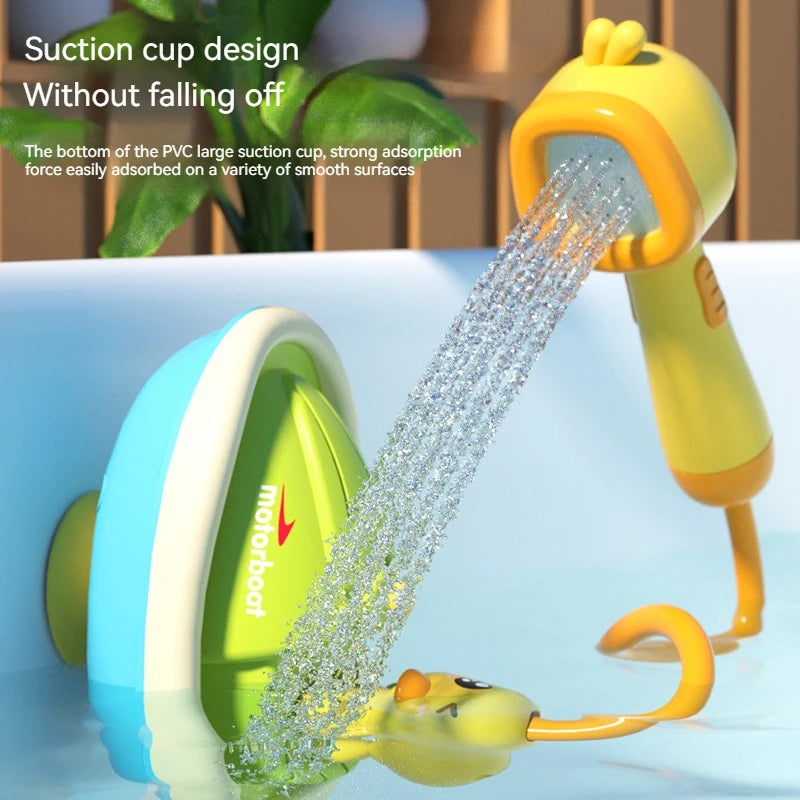 Cute Duck Electric Water Spray Bath Toys for Kids Fun Interactive Bathing Gifts