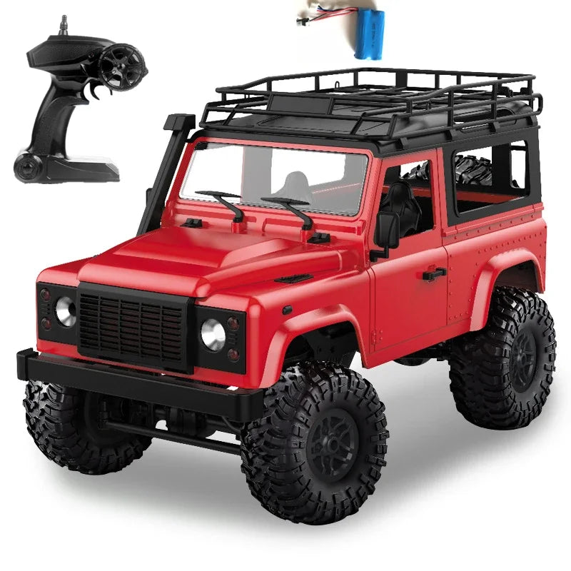 RC Truck 1/20 Scale 4WD Off Road Climbing Buggy Light 2.4G Remote Control Car All Terrain Toy Fall 2025 Gift Idea