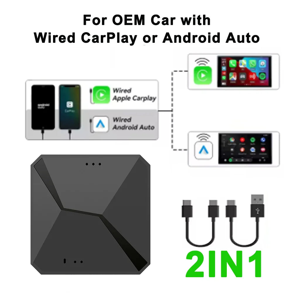 Android TV Box CarPlay AI Wireless Integrato Play Store Android Auto YouTube Netflix Trend Regalo Autunno 2025