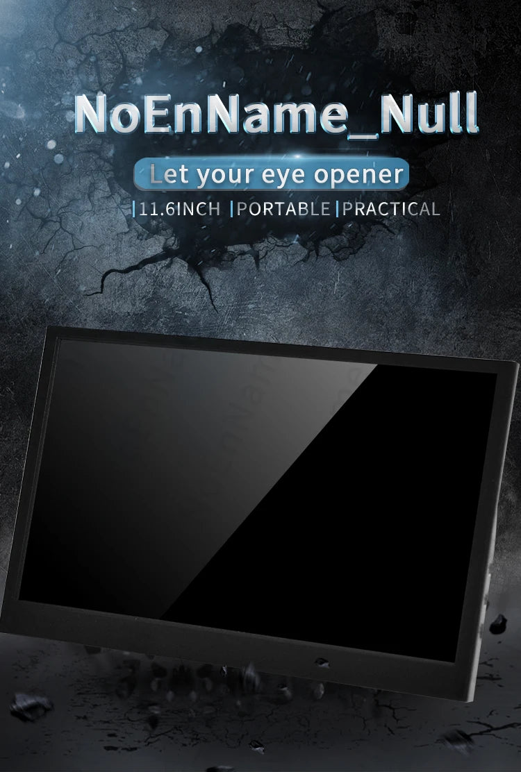 11.6 Inch Portable Monitor HDMI TFT Gaming Display