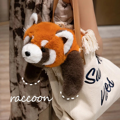 Coussin en peluche animal Décoration maison mignonne Cadeau de Noël confortable