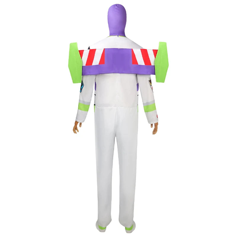 Buzz Lightyear Toy Story Disney-cosplaypak, jumpsuit met vleugels voor volwassenen, Halloweenfeest 2026