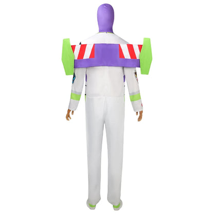 Buzz Lightyear Toy Story Disney-cosplaypak, jumpsuit met vleugels voor volwassenen, Halloweenfeest 2026