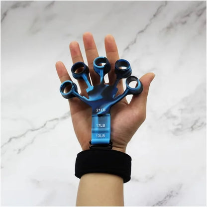 Finger Exerciser with 6 Resistance Levels for Hand Strengthening, Grip Strengthener, Durable Silicone for Rehabilitation and Training-3