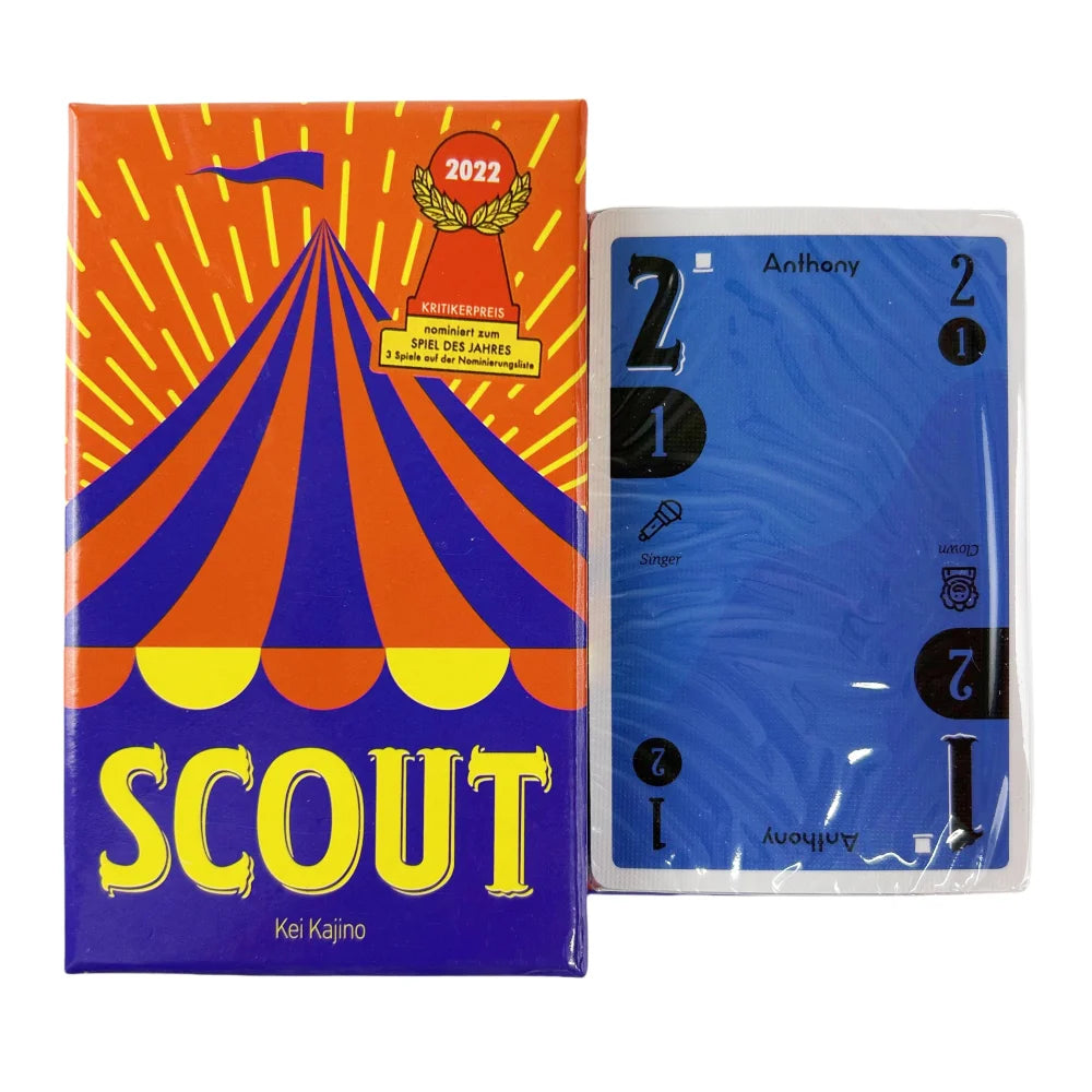 Circus Scout Card Game for 2-5 Players - Fun Poker Deck for Party Entertainment