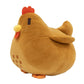 Adorable Plush Chicken Pillow Toy - 20cm (7.8 inch) Soft Stuffed Animal for Kids, Perfect Birthday or Christmas Gift in Blue, Brown, Gray, and White