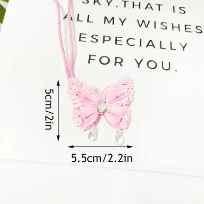 Kokospalme paljettmerke nøkkelring veskeanheng håndlaget