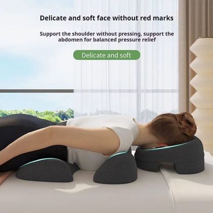 Massagekissen Memory-Schaum Gesicht und Brust Kissen Abnehmbarer Waschbarer Bezug Spa Selbstpflege 2025 Unterstützung