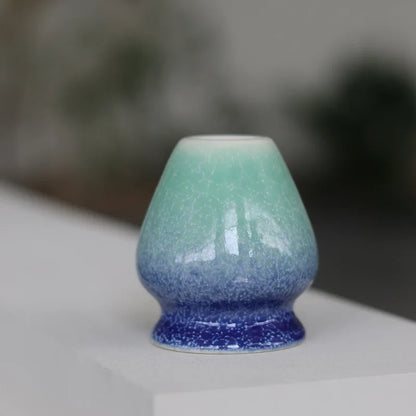 Keramisk Matcha Tesett med Bambusvisp Gaveeske Sett