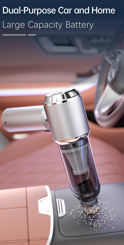 Aspiradora de coche inalámbrica mini de mano fuerte 6000mAh