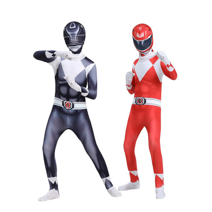 Samurai Sentai Shinkenger Power Rangers Cosplay Jumpsuit Costume Set with Mask for Adults 2026