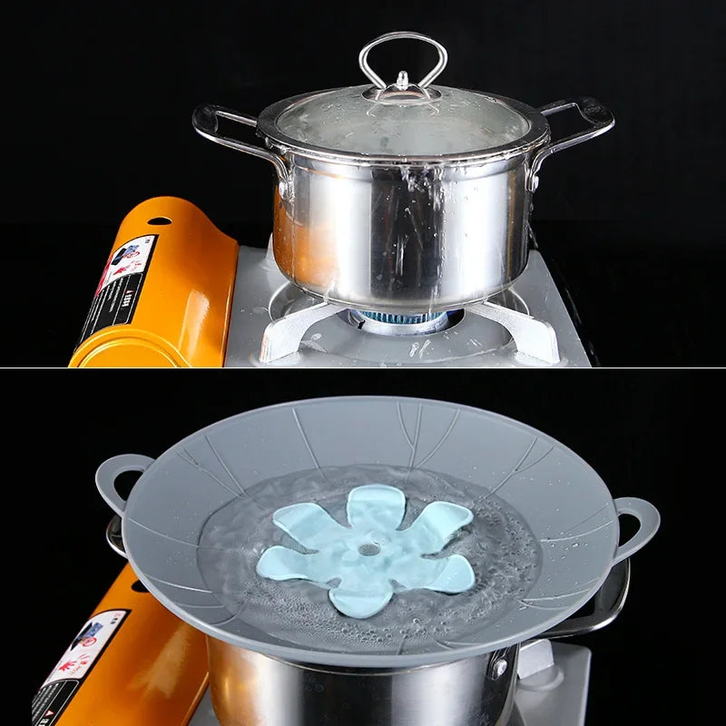 Couvercle en silicone pour casserole anti-débordement universel, accessoire de cuisine, chute 2025, garde la cuisinière propre