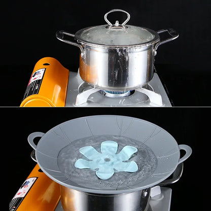 Couvercle en silicone pour casserole anti-débordement universel, accessoire de cuisine, chute 2025, garde la cuisinière propre